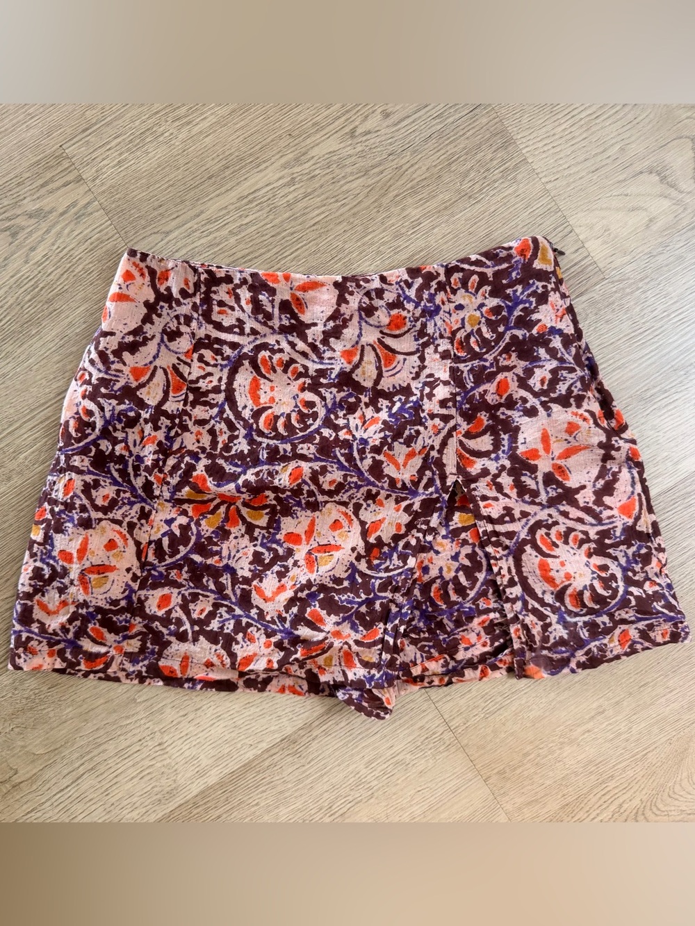 Free People Floral Print Skort